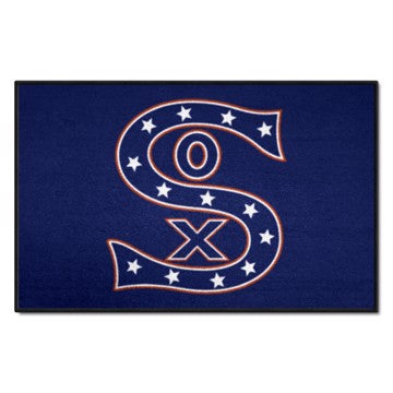 Wholesale-Chicago White Sox Starter Mat - Retro Collection MLB Accent Rug - 19" x 30" SKU: 1779
