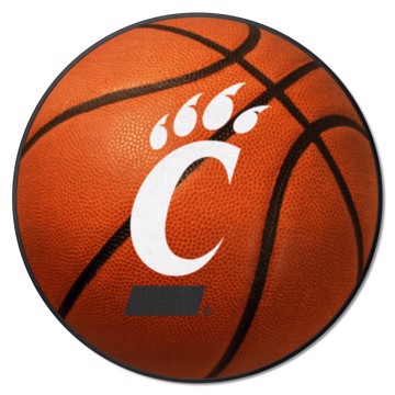 Wholesale-Cincinnati Bearcats Basketball Mat 27" diameter SKU: 1244
