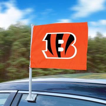 Wholesale-Cincinnati Bengals Car Flag NFL Auto Flag - 1 Piece - 11" x 14" SKU: 26137