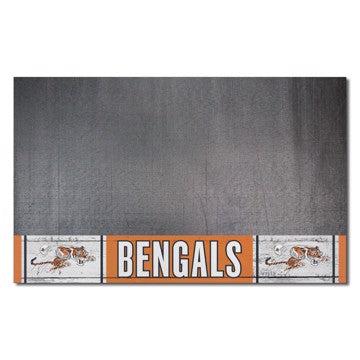 Wholesale-Cincinnati Bengals Grill Mat - Retro Collection NFL Vinyl Mat - 26" x 42" SKU: 32574