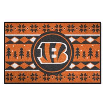 Wholesale-Cincinnati Bengals Holiday Sweater Starter Mat 19"x30" SKU: 26196