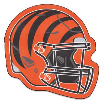 Wholesale-Cincinnati Bengals Mascot Mat - Helmet NFL Accent Rug - Approximately 36" x 36" SKU: 31732