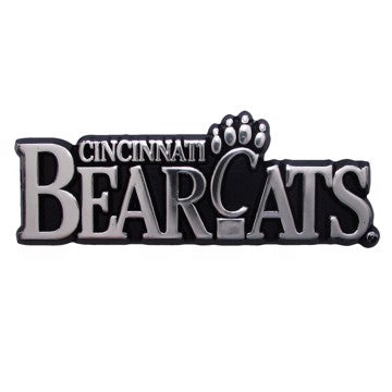 Wholesale-Cincinnati Molded Chrome Emblem University of Cincinnati Molded Chrome Emblem 3.25” x 3.25 - "Cincinnati BearCats" Wordmark SKU: 60334