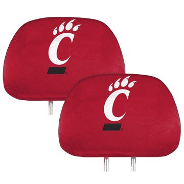 Wholesale-Cincinnati Printed Headrest Cover University of Cincinnati Printed Headrest Cover 14” x 10” - "C Bear Claw" Logo SKU: 62041