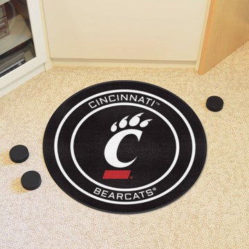 Wholesale-Cincinnati Puck Mat Cincinnati Hockey Puck Rug - 27in. Diameter SKU: 33155