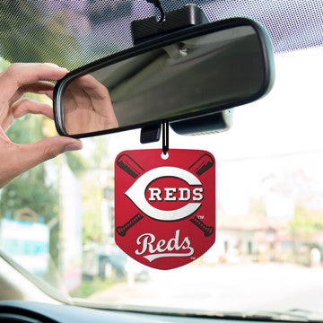 Wholesale-Cincinnati Reds Air Freshener 2-pk MLB Interior Auto Accessory - 2 Piece SKU: 61546