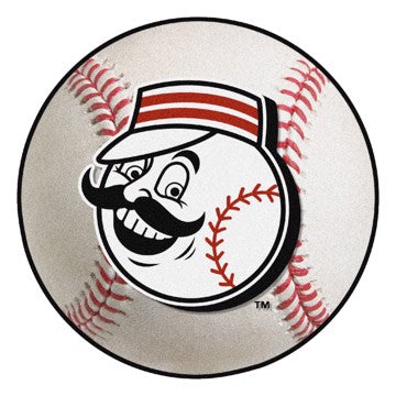 Wholesale-Cincinnati Reds Baseball Mat MLB Accent Rug - Round - 27" diameter SKU: 32442
