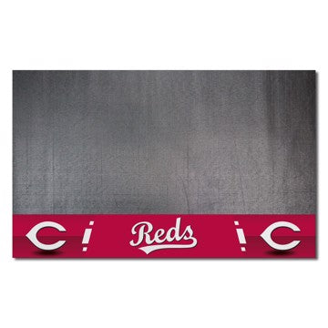 Wholesale-Cincinnati Reds Grill Mat MLB Vinyl Mat - 26" x 42" SKU: 12150