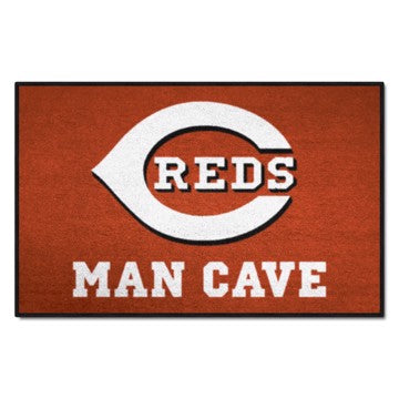 Wholesale-Cincinnati Reds Man Cave Starter MLB Accent Rug - 19" x 30" SKU: 22395