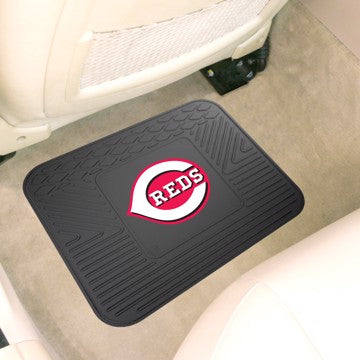 Wholesale-Cincinnati Reds Utility Mat MLB Back Seat Car Floor Mats - 1 Piece - 14" x 17" SKU: 10049