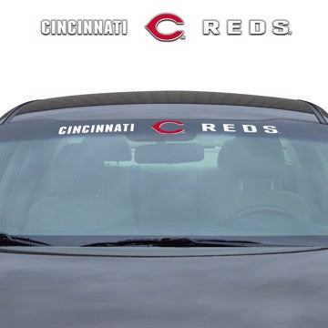 Wholesale-Cincinnati Reds Windshield Decal MLB 34” x 3.5 SKU: 61445