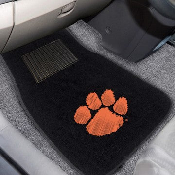 Wholesale-Clemson Embroidered Car Mat Set Clemson University - 17"x25.5" - 2 Piece SKU: 17606