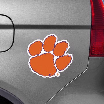 Wholesale-Clemson Large Team Logo Magnet 10" NCAA - 7.8292"x7.4481" SKU: 32386