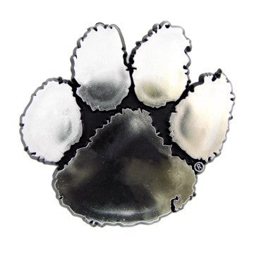 Wholesale-Clemson Molded Chrome Emblem Clemson University Molded Chrome Emblem 3.25” x 3.25 - "Paw Print" Logo SKU: 60335