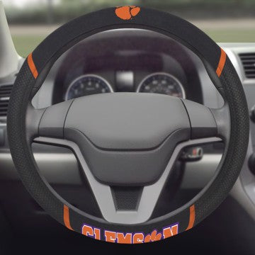 Wholesale-Clemson Steering Wheel Cover Clemson University - 15"x15" - 15"x15" SKU: 14849