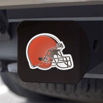 Wholesale-Cleveland Browns Hitch Cover NFL Color Emblem on Black Hitch - 3.4" x 4" SKU: 22550