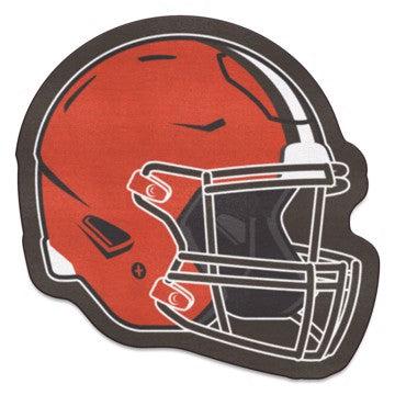 Wholesale-Cleveland Browns Mascot Mat - Helmet NFL Accent Rug - Approximately 36" x 36" SKU: 31733