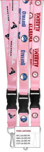 {{ Wholesale }} Cleveland Browns Pink Lanyards 