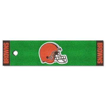 Wholesale-Cleveland Browns Putting Green Mat NFL Golf Accessory - 18" x 72" SKU: 9008