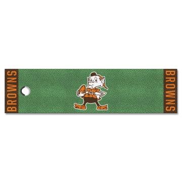 Wholesale-Cleveland Browns Putting Green Mat - Retro Collection NFL 18" x 72" SKU: 32580