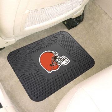 Wholesale-Cleveland Browns Utility Mat NFL Back Seat Car Floor Mats - 1 Piece - 14" x 17" SKU: 9977