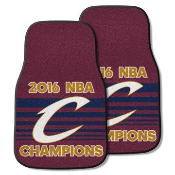 Wholesale-Cleveland Cavaliers 2-pc Carpet Car Mat Set NBA Auto Floor Mat - 2 piece Set - 17" x 27" SKU: 20909