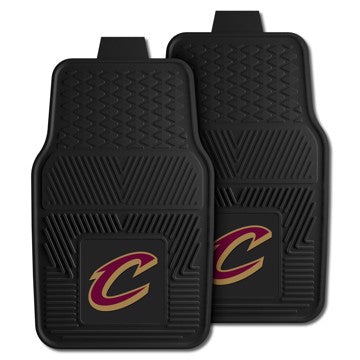 Wholesale-Cleveland Cavaliers 2-pc Vinyl Car Mat Set NBA Auto Floor Mat - 2 piece Set - 17" x 27" SKU: 9234