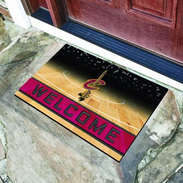 Wholesale-Cleveland Cavaliers Crumb Rubber Door Mat NBA Outdoor Door Mat - 18" x 30" SKU: 21945