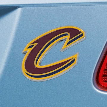 Wholesale-Cleveland Cavaliers Emblem - Color NBA Exterior Auto Accessory - Color Emblem - 3" x 3.2" SKU: 22208