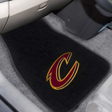 Wholesale-Cleveland Cavaliers Embroidered Car Mat Set NBA Auto Floor Mat - 2 piece Set - 17" x 25.5" SKU: 17206