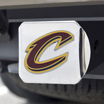 Wholesale-Cleveland Cavaliers Hitch Cover NBA Color Emblem on Chrome Hitch - 3.4" x 4" SKU: 22723