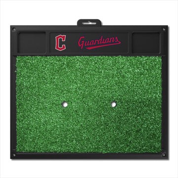 Wholesale-Cleveland Guardians Golf Hitting Mat MLB 20" x 17" SKU: 21680
