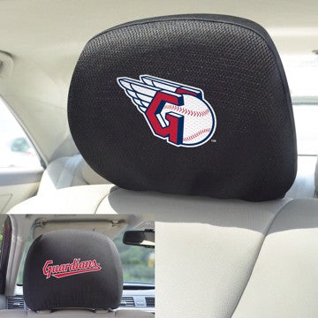 Wholesale-Cleveland Guardians Head Rest Cover MLB Universal Fit - 10" x 13" SKU: 12535