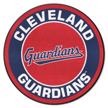 Wholesale-Cleveland Guardians Roundel Mat MLB Accent Rug - Round - 27" diameter SKU: 30727