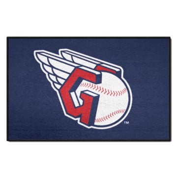 Wholesale-Cleveland Guardians Starter Mat MLB Accent Rug - 19" x 30" SKU: 16919