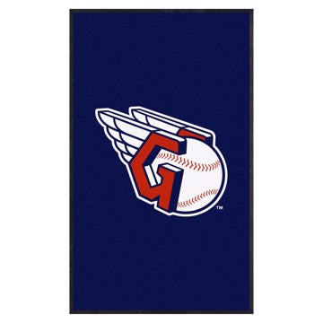Wholesale-Cleveland Indians 3X5 High-Traffic Mat with Durable Rubber Backing 33.5"x57" - Portrait Orientation - Indoor SKU: 9834
