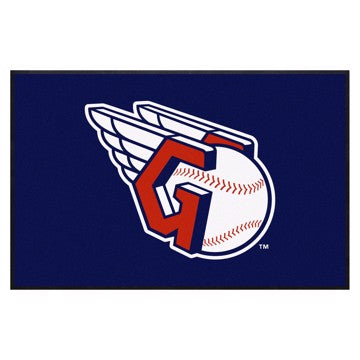Wholesale-Cleveland Indians 4X6 High-Traffic Mat with Durable Rubber Backing 43"x67" - Landscape Orientation - Indoor SKU: 9835