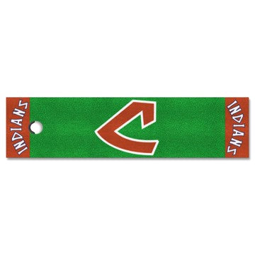 Wholesale-Cleveland Indians Putting Green Mat - Retro Collection 1.5ft. x 6ft. SKU: 2030