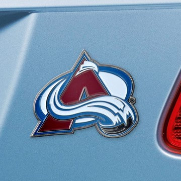 Wholesale-Colorado Avalanche Emblem - Color NHL Exterior Auto Accessory - Color Emblem - 2" x 3.2" SKU: 22209