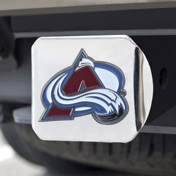 Wholesale-Colorado Avalanche Hitch Cover NHL Color Emblem on Chrome Hitch - 3.4" x 4" SKU: 22765