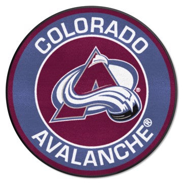 Wholesale-Colorado Avalanche Roundel Mat NHL Accent Rug - Round - 27" diameter SKU: 18868