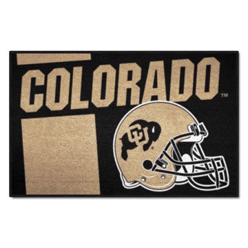 Wholesale-Colorado Buffaloes Starter Mat - Uniform Accent Rug - 19" x 30" SKU: 19632