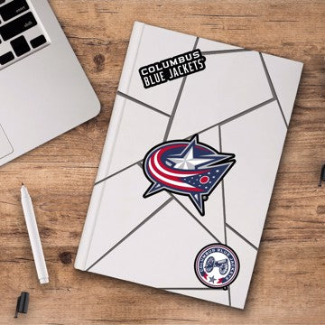 Wholesale-Columbus Blue Jackets Decal 3-pk NHL 3 Piece - 5” x 6.25” (total) SKU: 60984