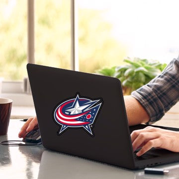 Wholesale-Columbus Blue Jackets Matte Decal NHL 1 piece - 5” x 6.25” (total) SKU: 30789