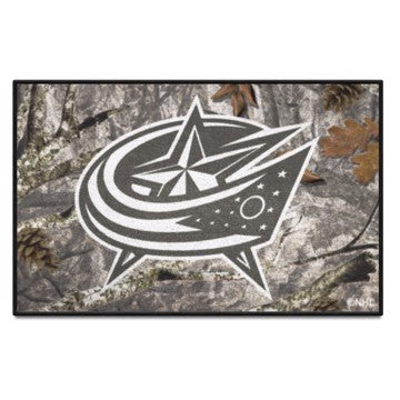 Wholesale-Columbus Blue Jackets Starter Mat - Camo NHL Accent Rug - 19" x 30" SKU: 34475