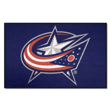 Wholesale-Columbus Blue Jackets Starter Mat NHL Accent Rug - 19" x 30" SKU: 10568