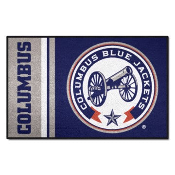 Wholesale-Columbus Blue Jackets Starter Mat - Uniform NHL Accent Rug - 19" x 30" SKU: 19260