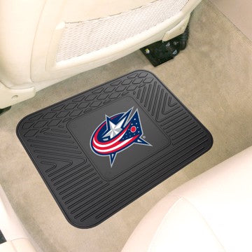 Wholesale-Columbus Blue Jackets Utility Mat NHL Back Seat Car Floor Mats - 1 Piece - 14" x 17" SKU: 10766