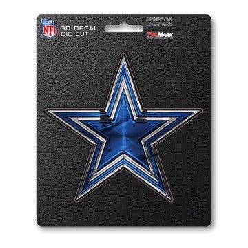 Wholesale-Dallas Cowboys 3D Decal NFL 1 piece - 5” x 6.25” (total) SKU: 62772