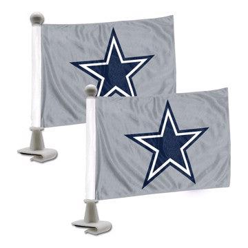 Wholesale-Dallas Cowboys Ambassador Flags NFL Mini Auto Flags - 2 Piece - 4" x 6" SKU: 61864